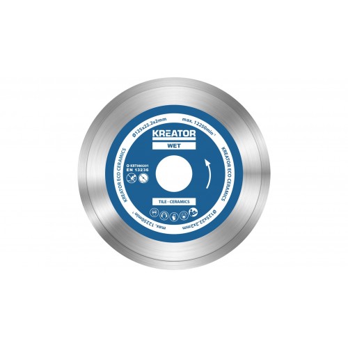 KRT080201 Disco de diamante eco Ø125mm mojado 3pz