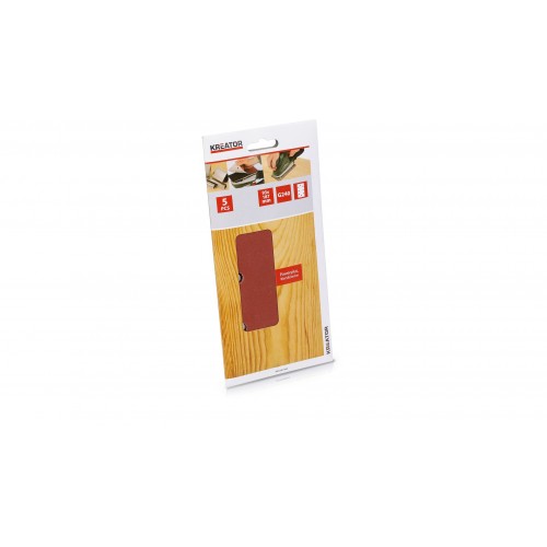 KRT201509 Papel de lija rectangular 93x187mm g240 5pcs