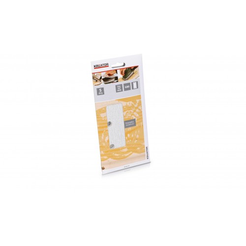 KRT201555 Papel de lija rectangular 93x187mm g80 5pcs