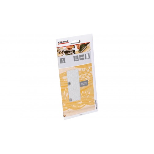 KRT201557 Papel de lija rectangular 93x187mm g120 5pcs