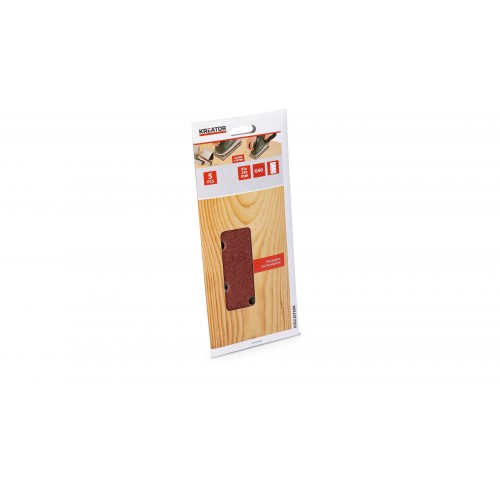 KRT202503 Papel de lija rectangular 93x240mm b g40 5pcs