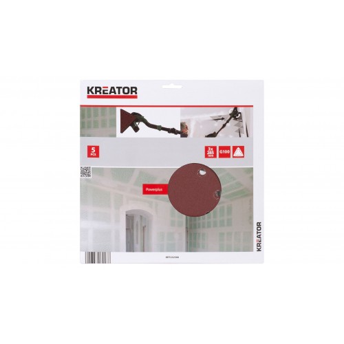 KRT232506 Papel de lija cartón yeso triang. 3x285mm - g100 5pcs