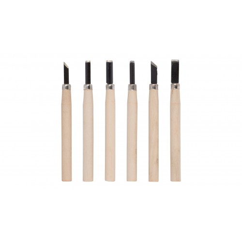 KRT461001 Cincele p/madera 135mm 6pcs