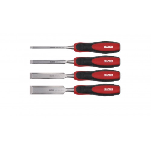 KRT461109 Cincele p/madera 6, 12, 19, 25mm 4pcs
