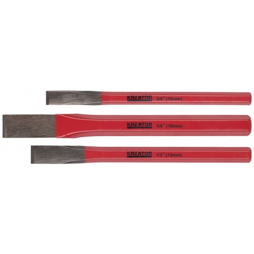 KRT462007 Cincel 10, 12, 16mm 3pcs