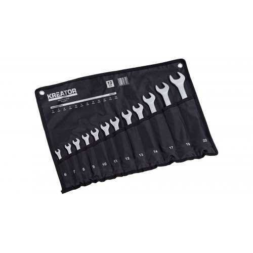 KRT500012 Set llaves  6-22mm combinación 12pcs