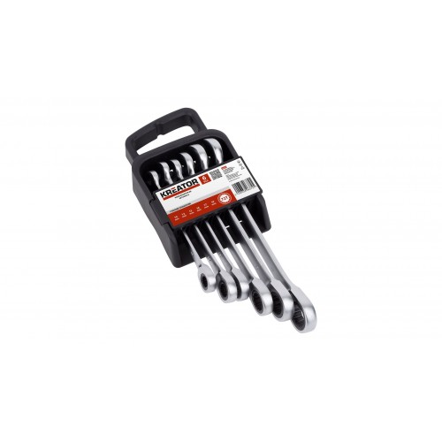 KRT500013 Set llaves  10-19mm abierto/carraca 6pcs