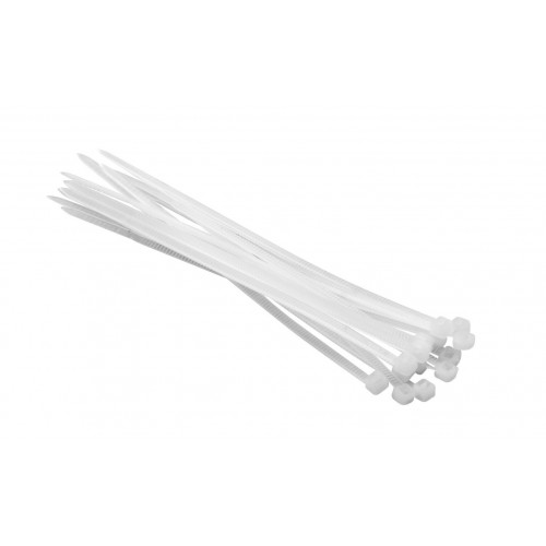 KRT556001 Bridas para cables blancos 2,5x100mm 100pcs