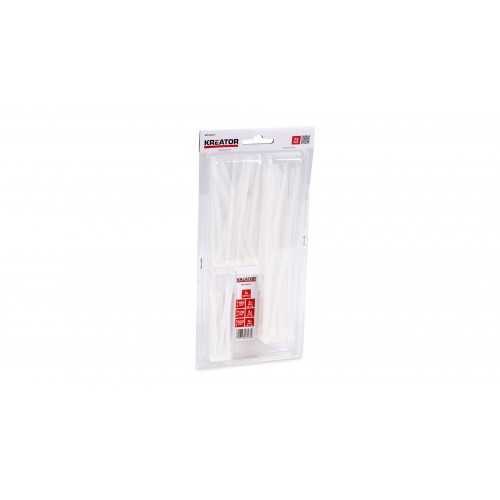 KRT556013 Bridas para cables blancos 3x25