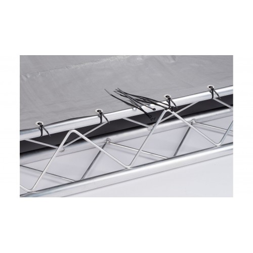 KRT556013 Bridas para cables blancos 3x25