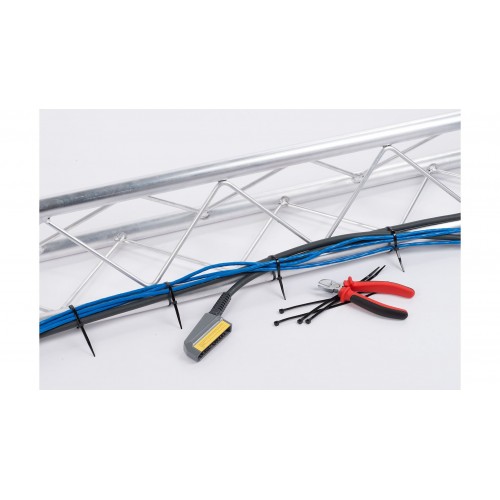 KRT556013 Bridas para cables blancos 3x25