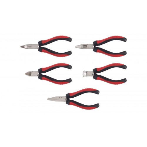 KRT613006 Plier set mini 125mm, 5" 5pcs