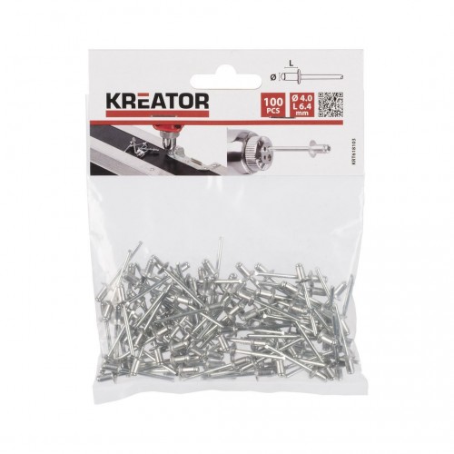 KRT618103 Remaches 4,0x6,4mm 100pcs