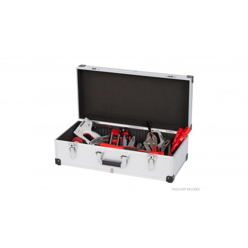 KRT640280S Maleta de aluminio 560x265x173mm (80CD's) plata