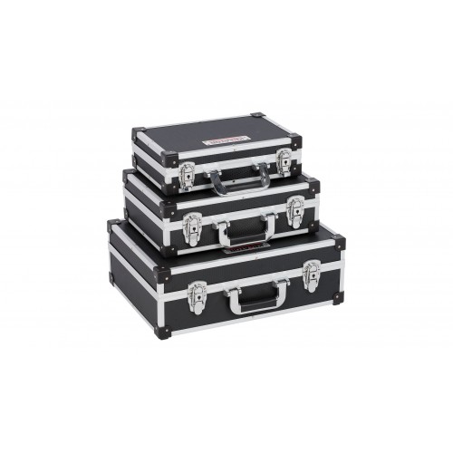 KRT640401B Juego maletas aluminio 3-in-1 negro