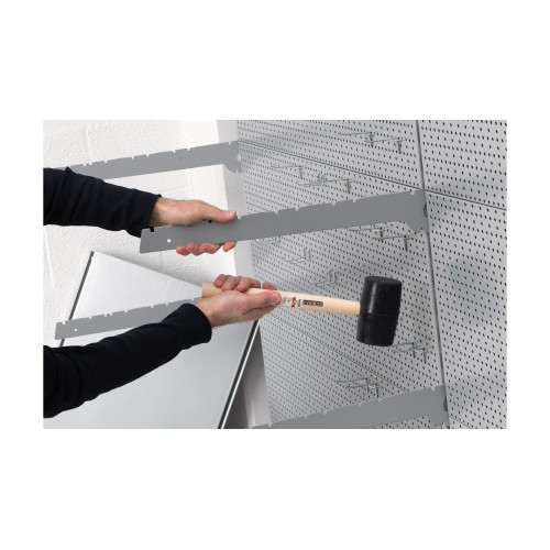 KRT904002 Maza goma 700g madera-negro