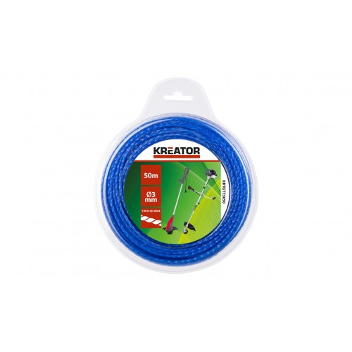 KRTGTT3050 Hilo de corte retorcido 3mm 50m