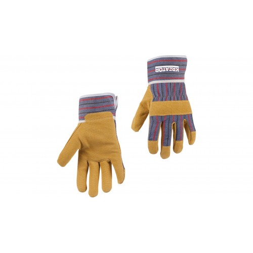 KRTK003 Guante  kids cow split amarillo