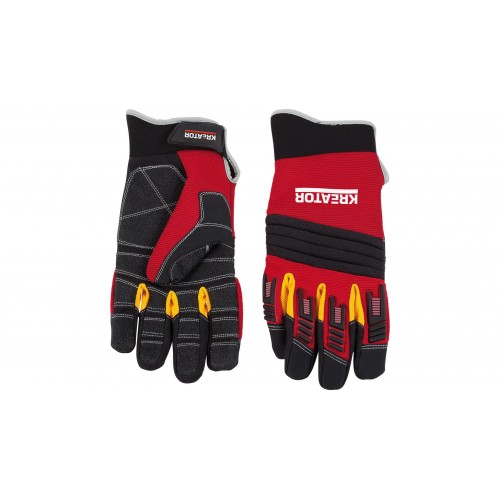 KRTT007XL Guante técnico synth rojo / negro