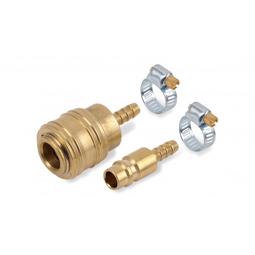 POWAIR0265 Acoplador rapido+euro manguera 2pzs