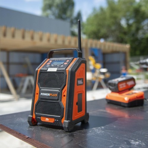 POWDP8060 Radio de construcción 20v + 220v (no accu)