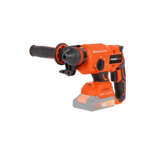 POWDP15630 Martillo percutor sin cepillos 20V - excl. batería y cargador - 5 acc.