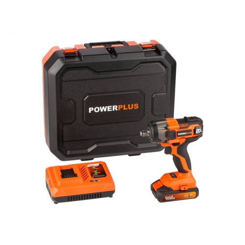 POWDP20160 Llave de impacto 20V 220Nm - incl. batería 20V 2.0Ah y cargador