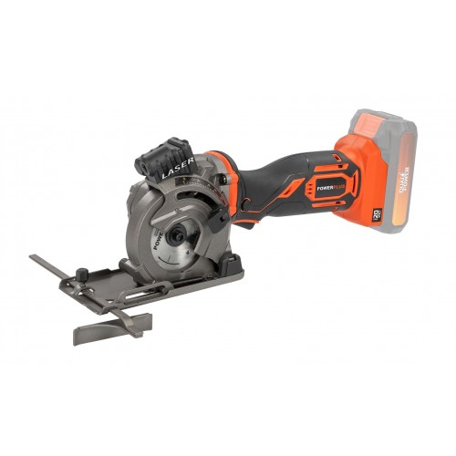 POWDP25400 Sierra de incisión 20V Ø 89mm - excl. batería y cargador - 6 acc.