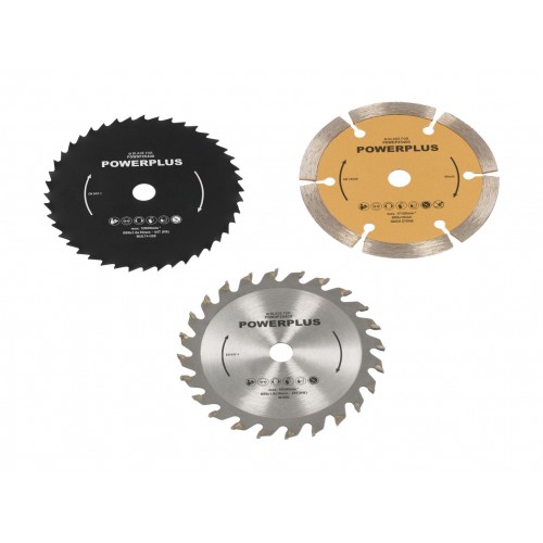 POWDP25400 Sierra de incisión 20V Ø 89mm - excl. batería y cargador - 6 acc.