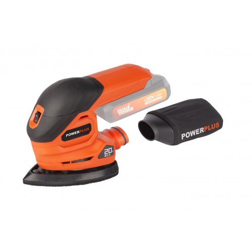 POWDP50200 Lijadora de mano 20V - excl. batería y cargador - 1 acc.
