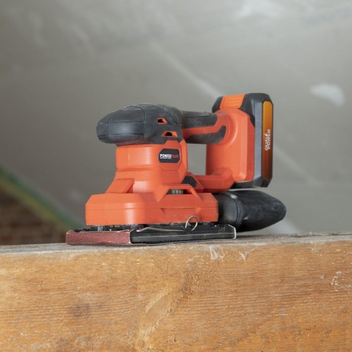 POWDP50300 Lijadora orbital 20V - excl. batería y cargador - 1 acc.