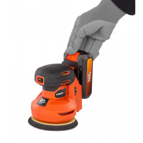 POWDP50400 Lijadora excéntrica 20V Ø125mm - excl. batería y cargador - 1 acc.