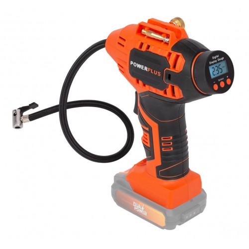 POWDP7020 Bomba de aire 20V  - excl. batería y cargador - 3 acc.