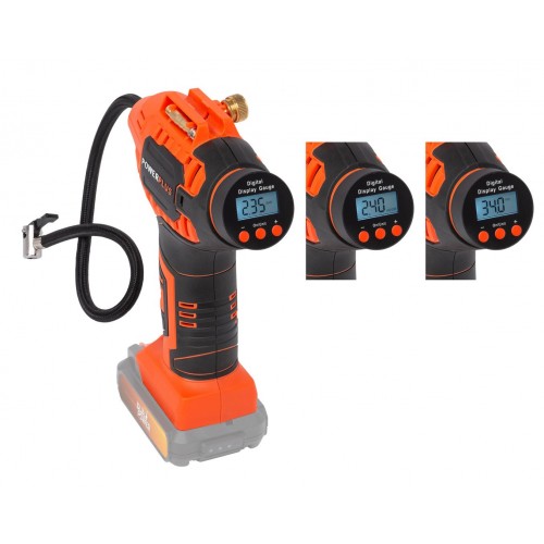 POWDP7020 Bomba de aire 20V  - excl. batería y cargador - 3 acc.