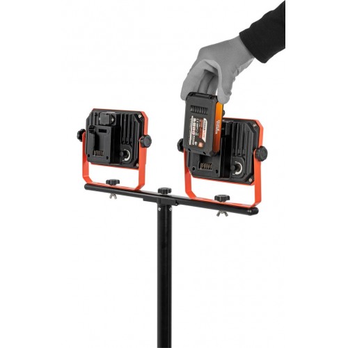 POWDP8035 Proyector portátil 20V 220V con trípode - excl. batería y cargador