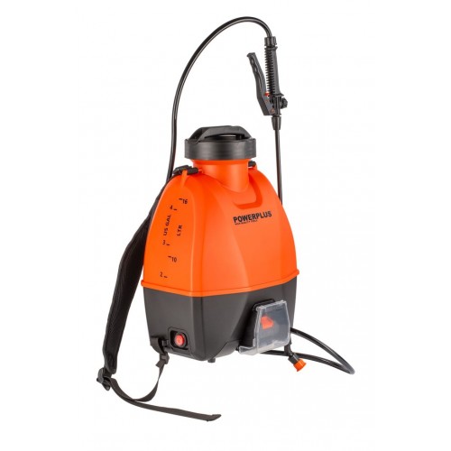 POWDPG80460 Sulfatadora previa presión mochila 20V 16L - excl. batería y cargador - 4 acc.