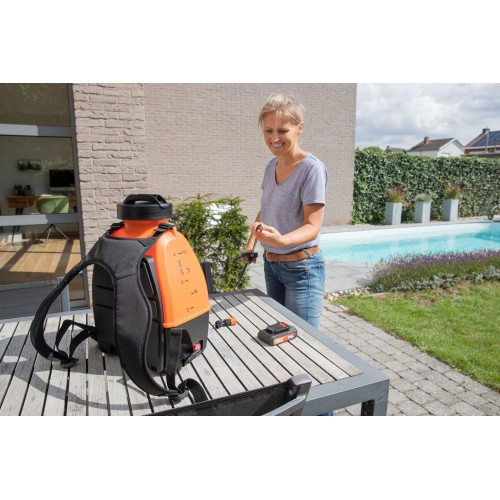 POWDPG80460 Sulfatadora previa presión mochila 20V 16L - excl. batería y cargador - 4 acc.