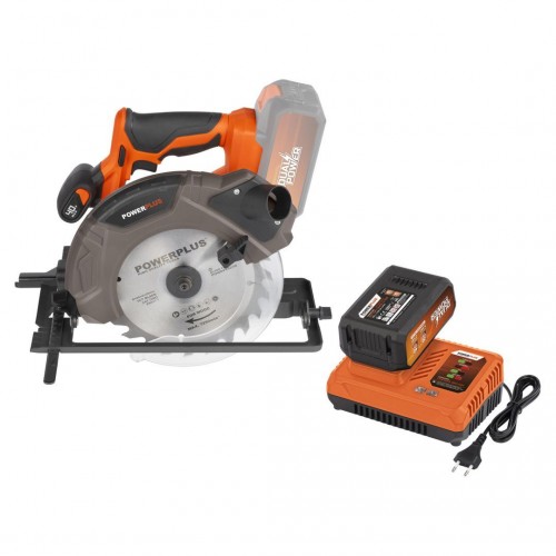 POWDPSET20 Sierra Circular 40V - incl. batería 2x20V 2.5Ah y cargador - 1 acc.