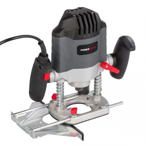 POWE80020 Fresadora 1200W - 3 acc.