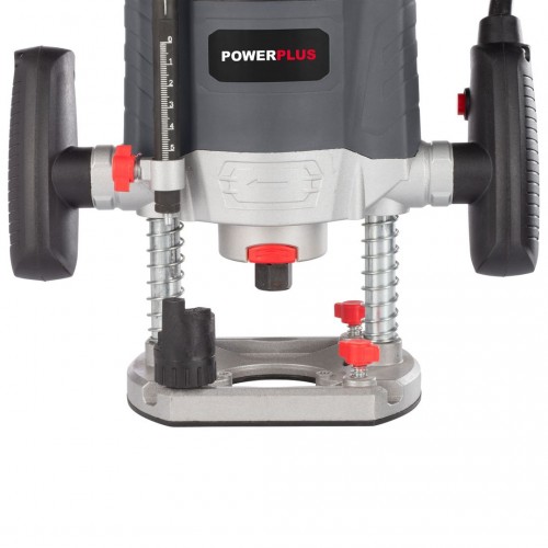 POWE80020 Fresadora 1200W - 3 acc.