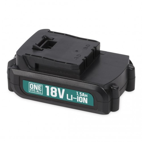 POWEBAGS2 Amoladora angular 18V - incl. 2 baterías 18V 1.5Ah y cargador - 3 acc.