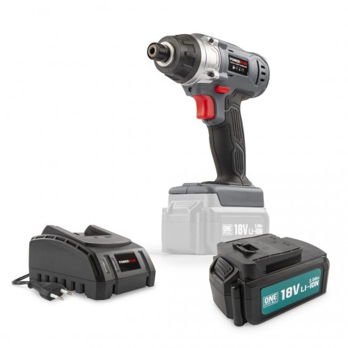 POWEBISS3 Atornillador de impacto 18V - incl. batería 18V 1.5Ah y cargador