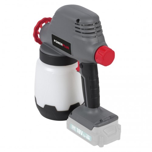 POWEBPSS2 Pistola de pintura 18V 1000ml - incl. 2 baterías 18V 1.5Ah y cargador