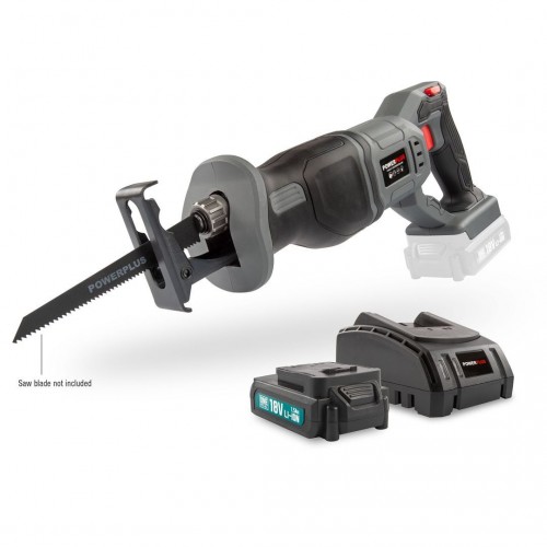 POWEBRSS1 Sierra sable 18V - incl batería 18V 1.5Ah y cargador