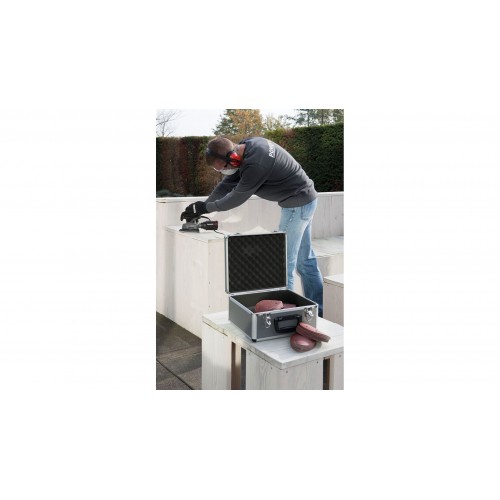 POWESET5 Set lijadora de mano 140w+ 100 accesorios