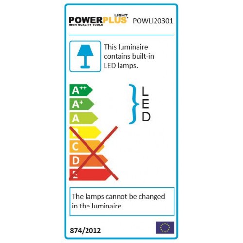 POWLI20301 Led pad 30w + sensor