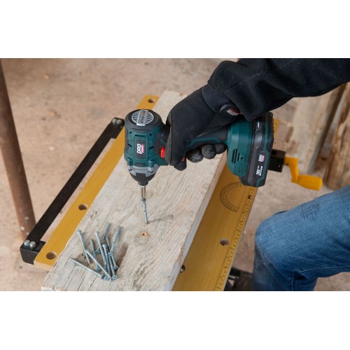 POWPB10500 Atornillador de impacto sin cepillos 20V - excl. batería y cargador