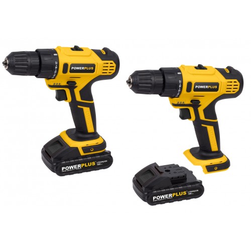 POWX0069LI Taladro atornillador 18V - incl. 2 baterías 18V 1.5Ah y cargador