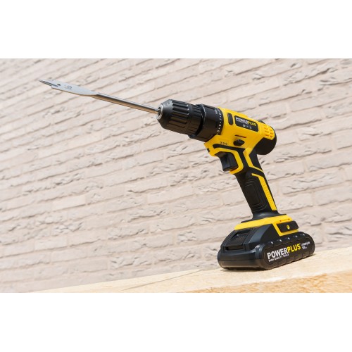 POWX0069LI Taladro atornillador 18V - incl. 2 baterías 18V 1.5Ah y cargador