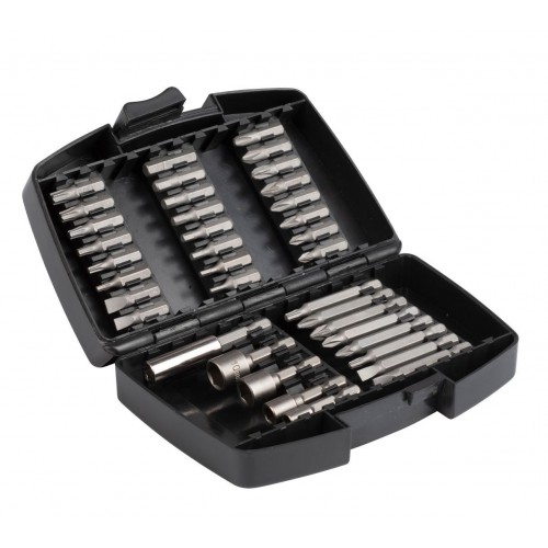 POWX00840 Destornillador - taladradora de impacto 20V 40Nm -incl. 2 baterías 20V 2.0Ah y cargador - 53 acc.